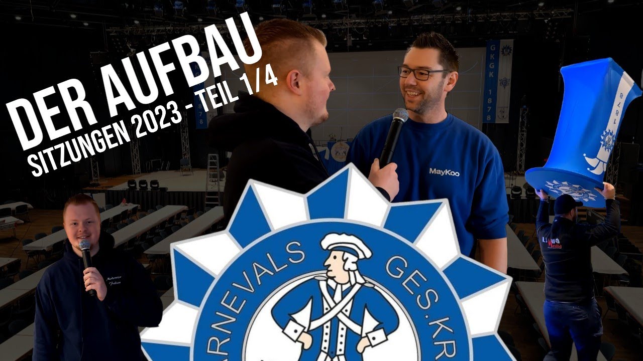 Sitzungen 2023 Teil 1/4  - Der Aufbau