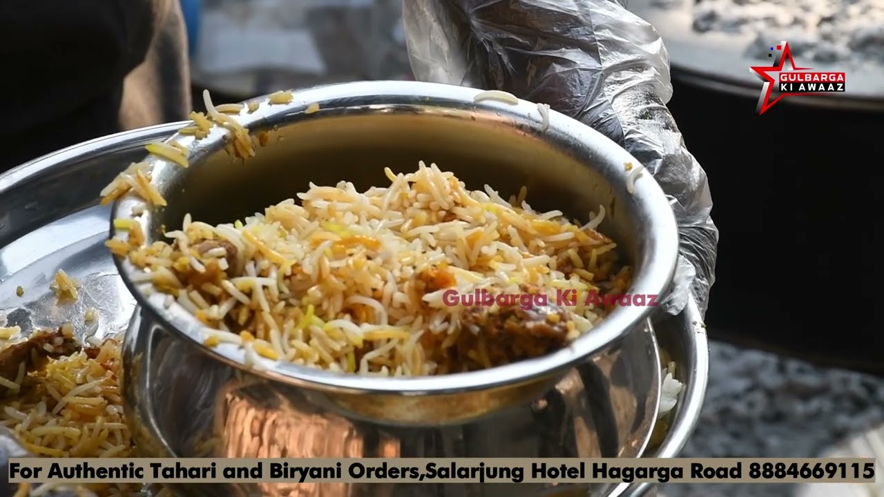 Калабураги: отель Salarjung Tahrai Biryani становится популярным местом, где подают аутентичный в...