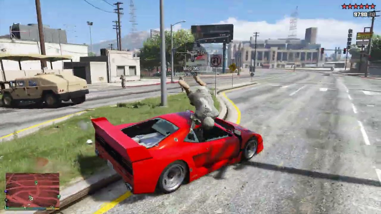 GTA 5 - Gym Rampage + Ten Star Escape