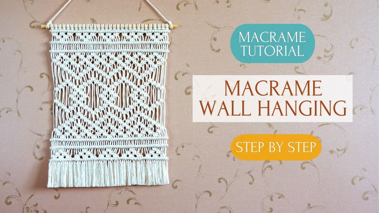 DIY MACRAME WALL HANGING | SCANDINAVIAN MACRAME | TUTORIAL TAPIZ DE MACRAMÉ