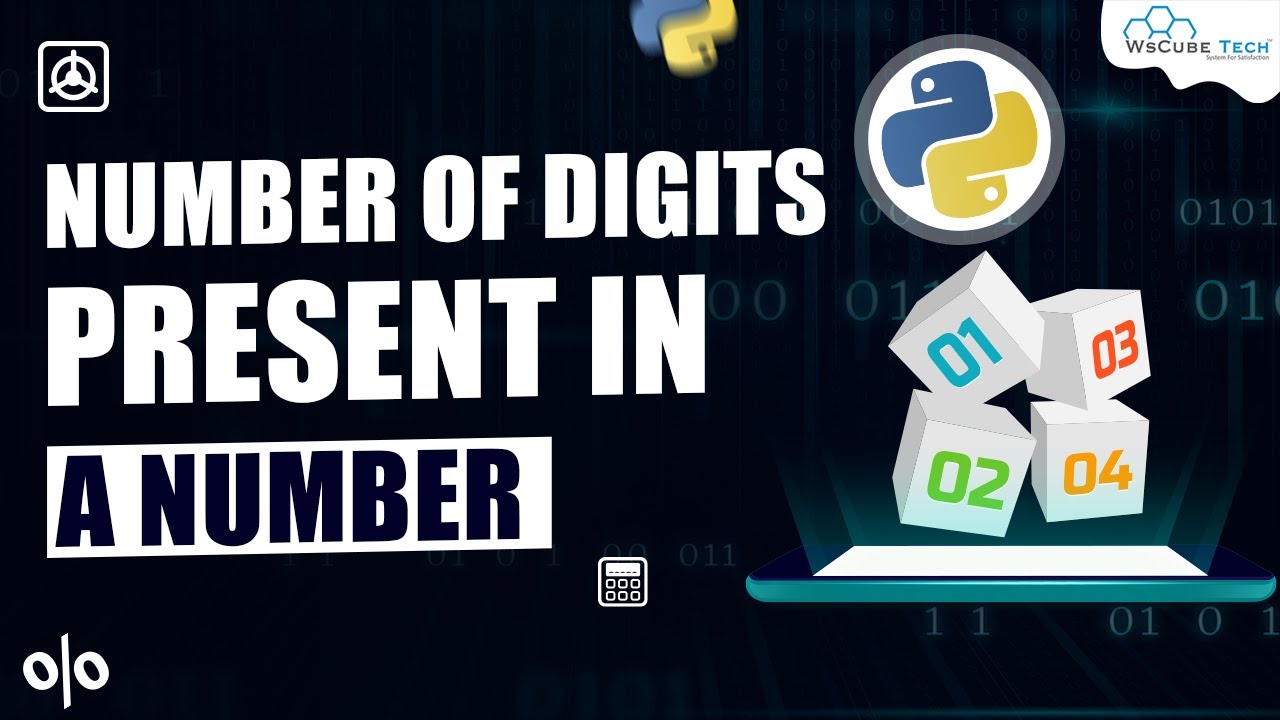 How to Count the Number of Digits Present In a Number using Python Program😮 [English]