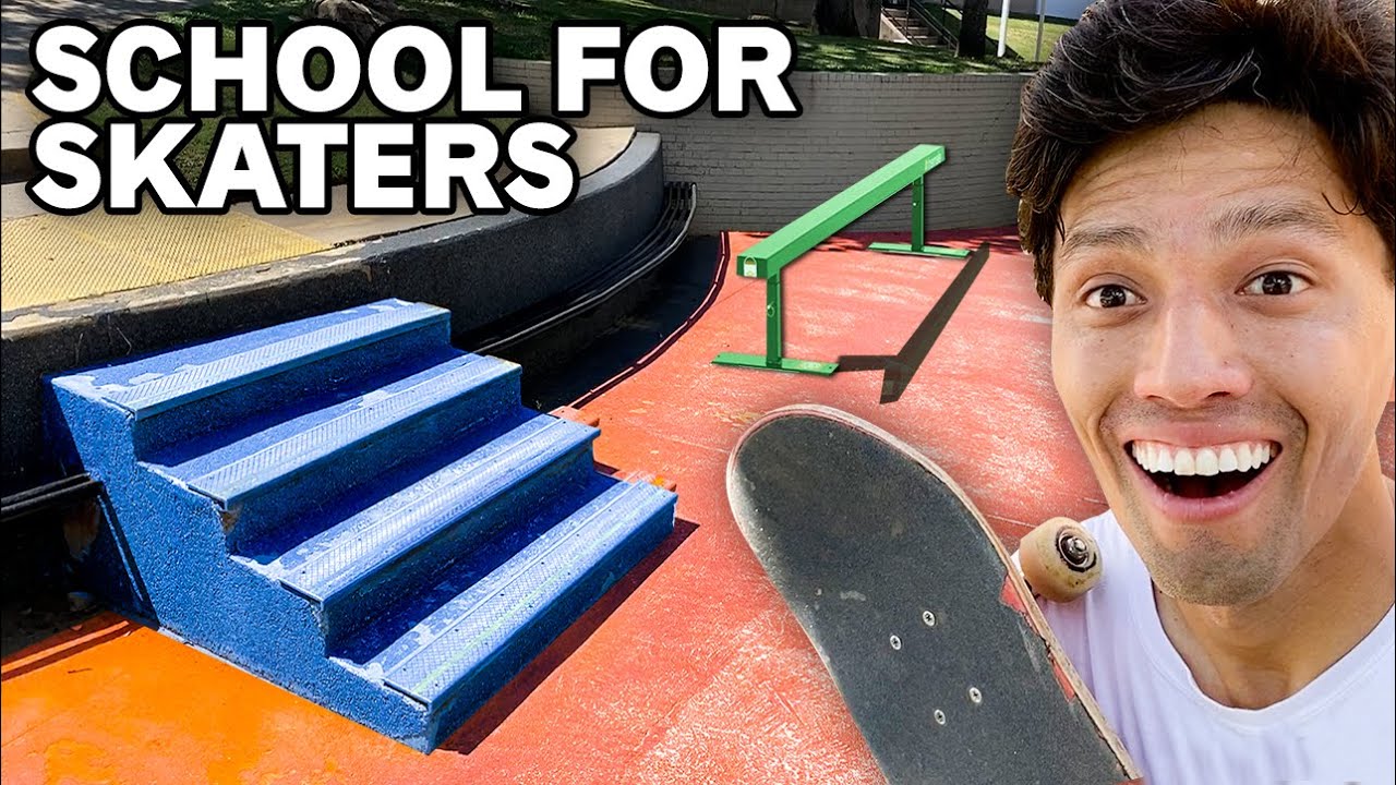 This School Is A SKATEPARK!