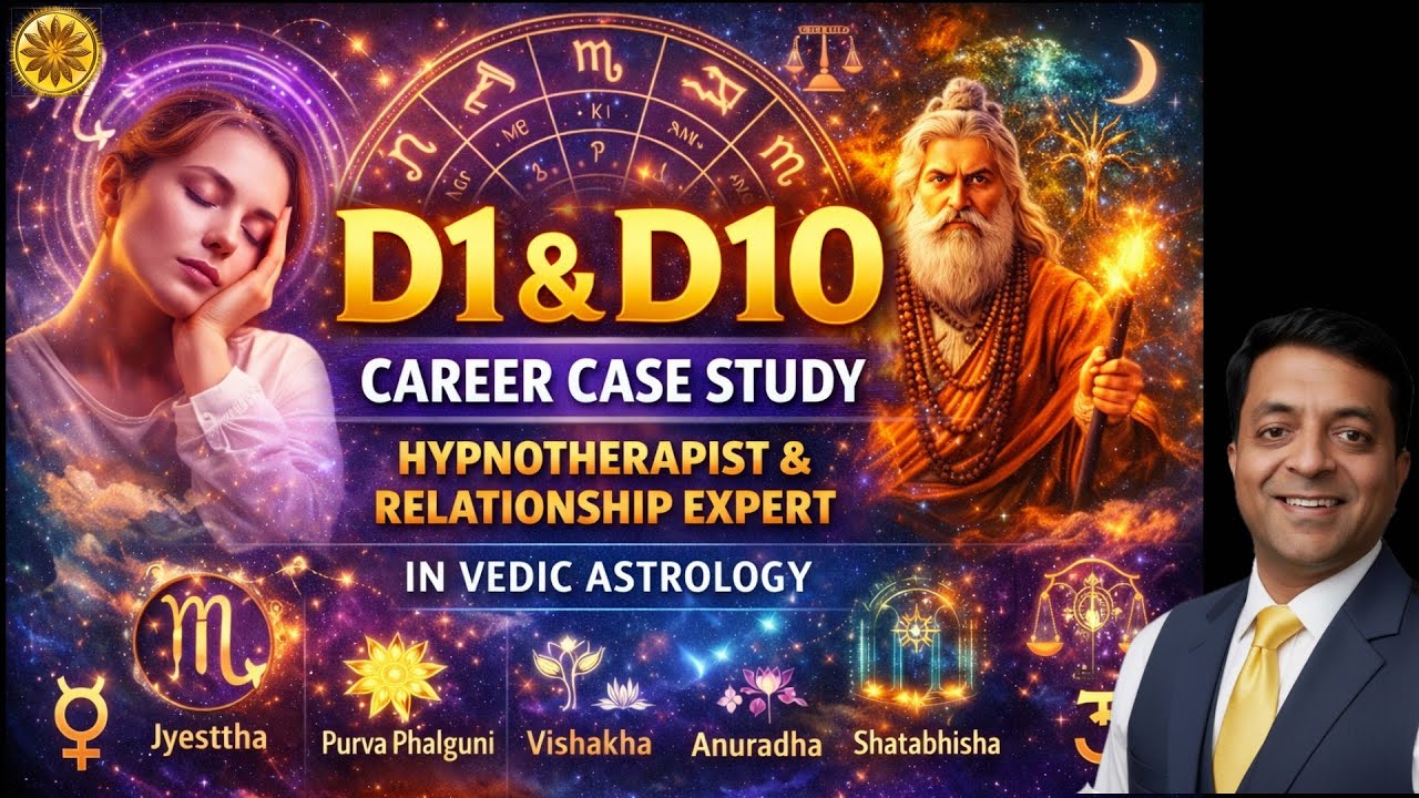 D1 & D10 Career Case Study | Hypnotherapist & Relationship Expert in Vedic Astrology