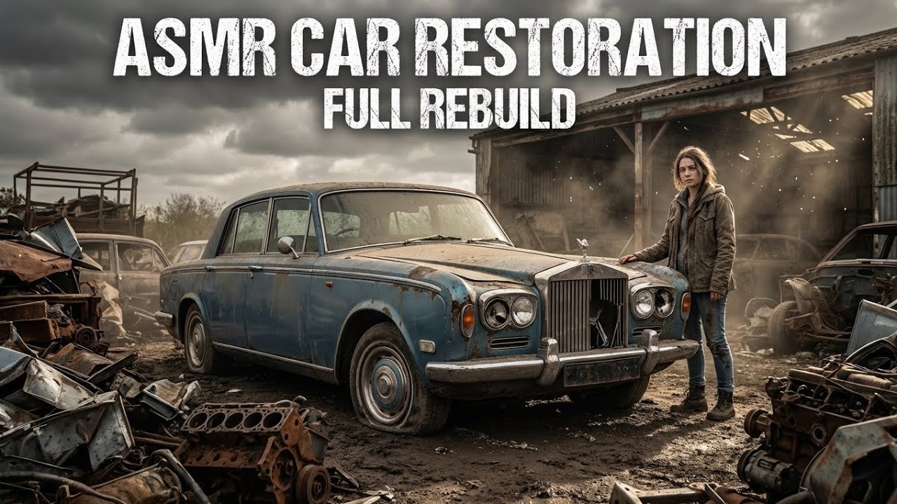 ASMR Full restoration of Rolls Royce Silver Cloud III 1962 - Willow Green😱