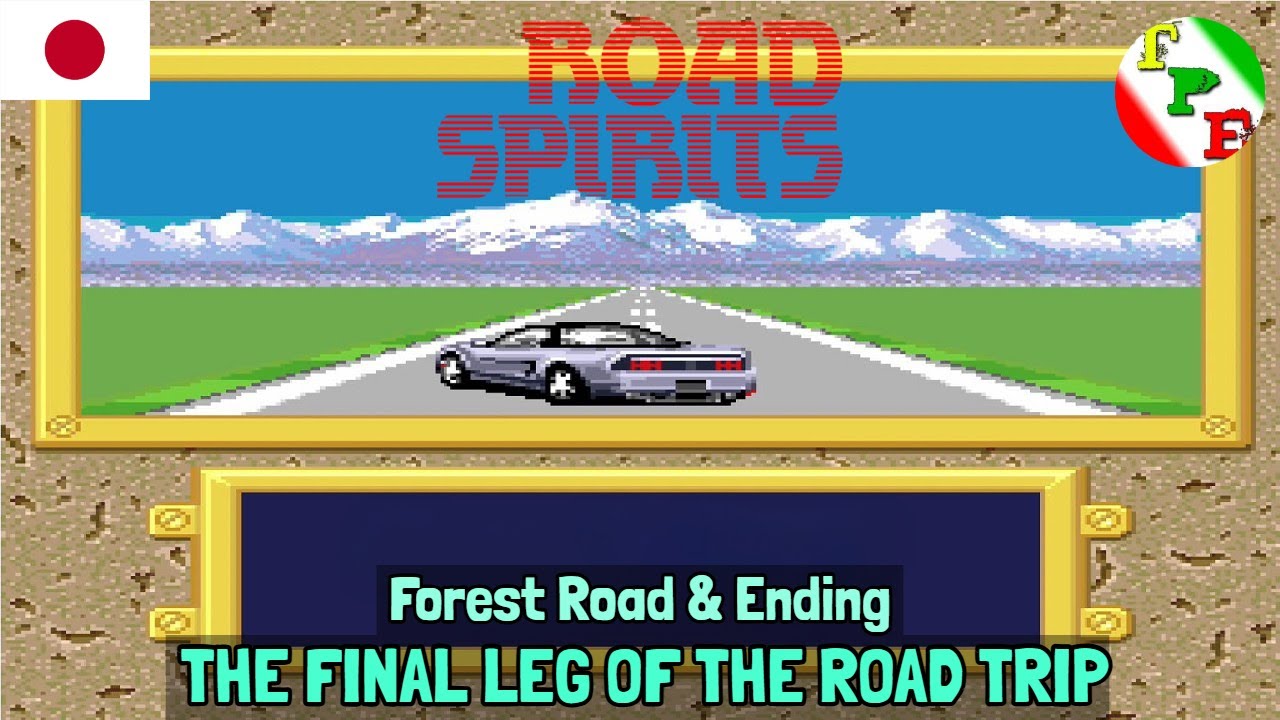 Completing the 17th & Final Race | Road Spirits (PC Engine CD) | Forest Road & Ending