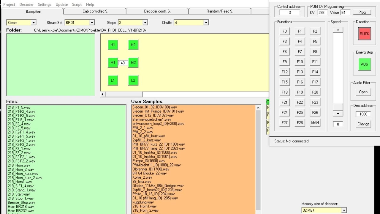 ZSP ZIMO Sound Programmer Software