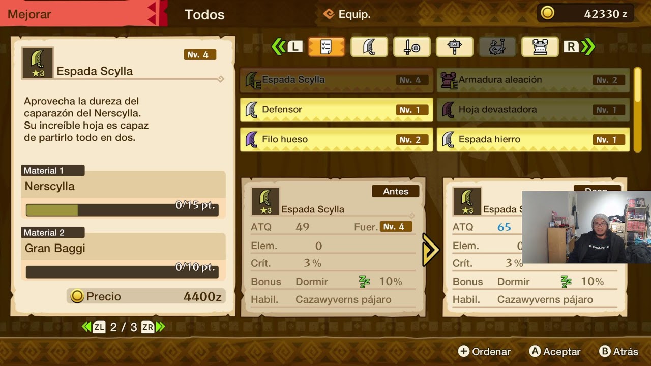 Getting ready for MonHun with Stories #7