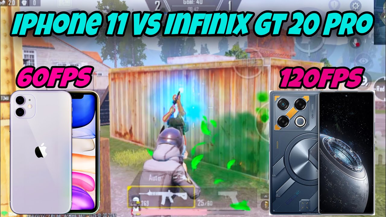 iPhone 11 vs iPhone 14 | 1v1 tdm player | 60fps vs 60Ffps bgmi 