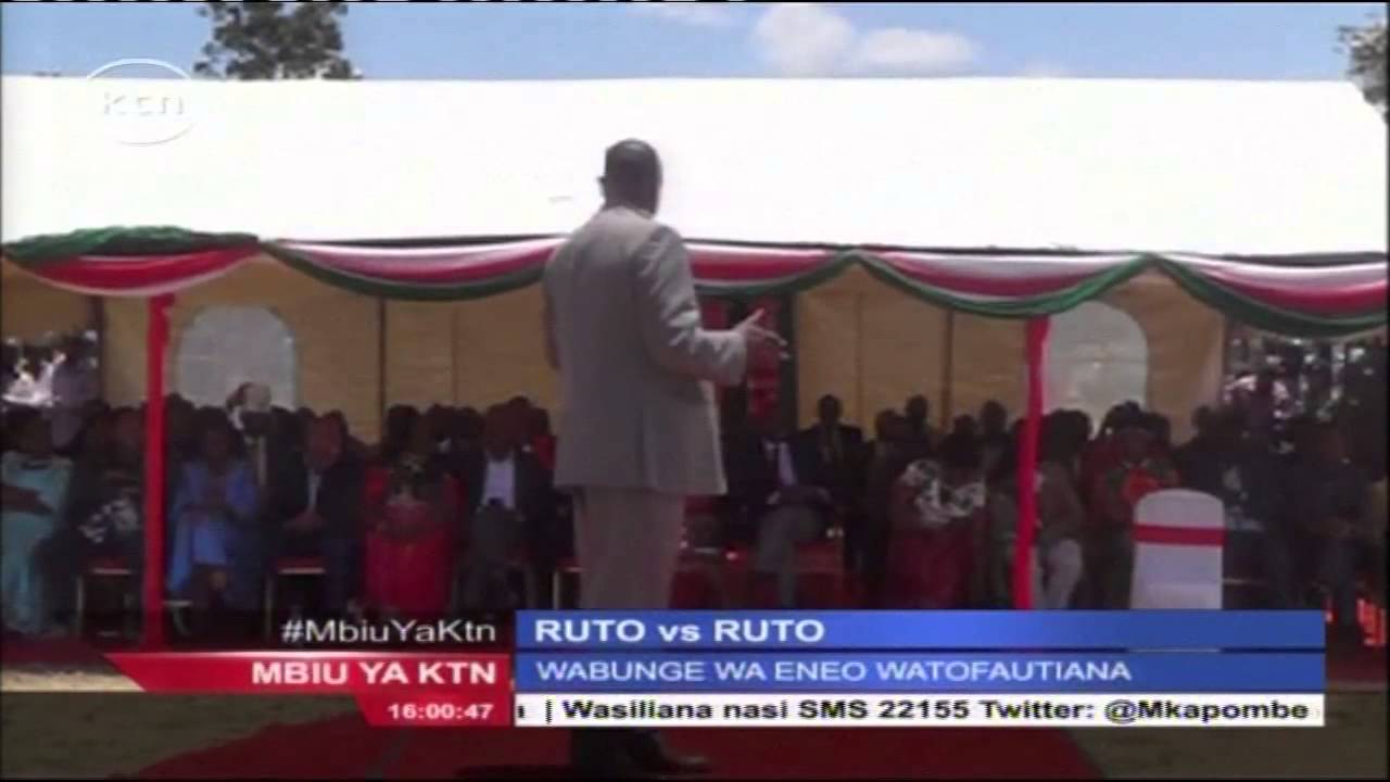 Gavana Isaac Rutto atishia kumfukuza Naibu Rais William Ruto kutoka Bomet