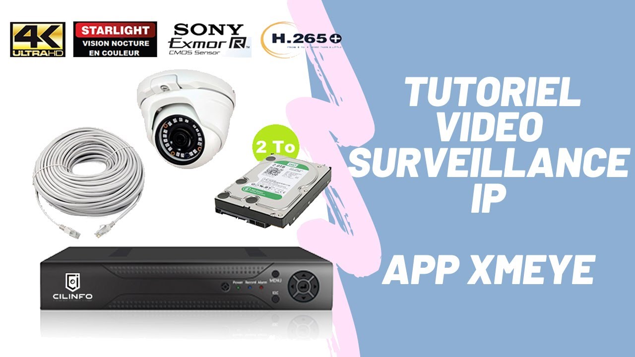 Présentation et configuration d'un kit vidéo surveillance NVR ip de Xmeye par Cilinfo.fr