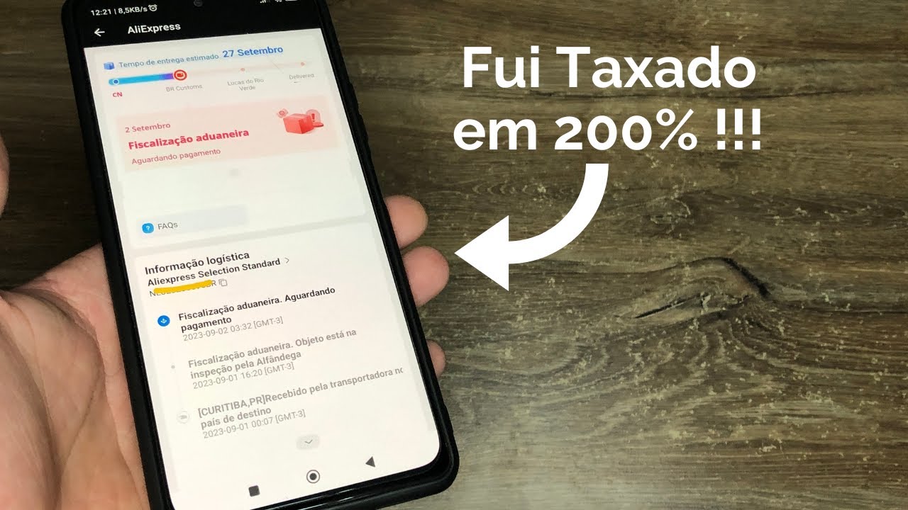 Fui Taxado Em Uma Compra De 100 Reais Da Promoção Choice Do Aliexpress !!!
