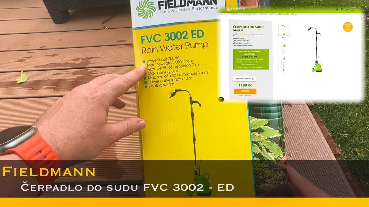 👍 Čerpadlo do sudu FVC 3002-ED | Recenze a testy 🧑 @krovihoDIY