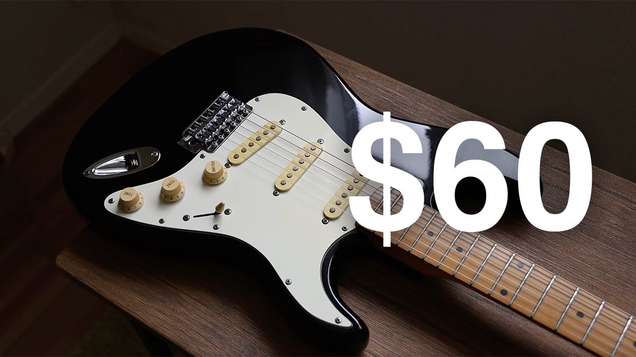 This Squier Stratocaster I bought for $60 sounds great.