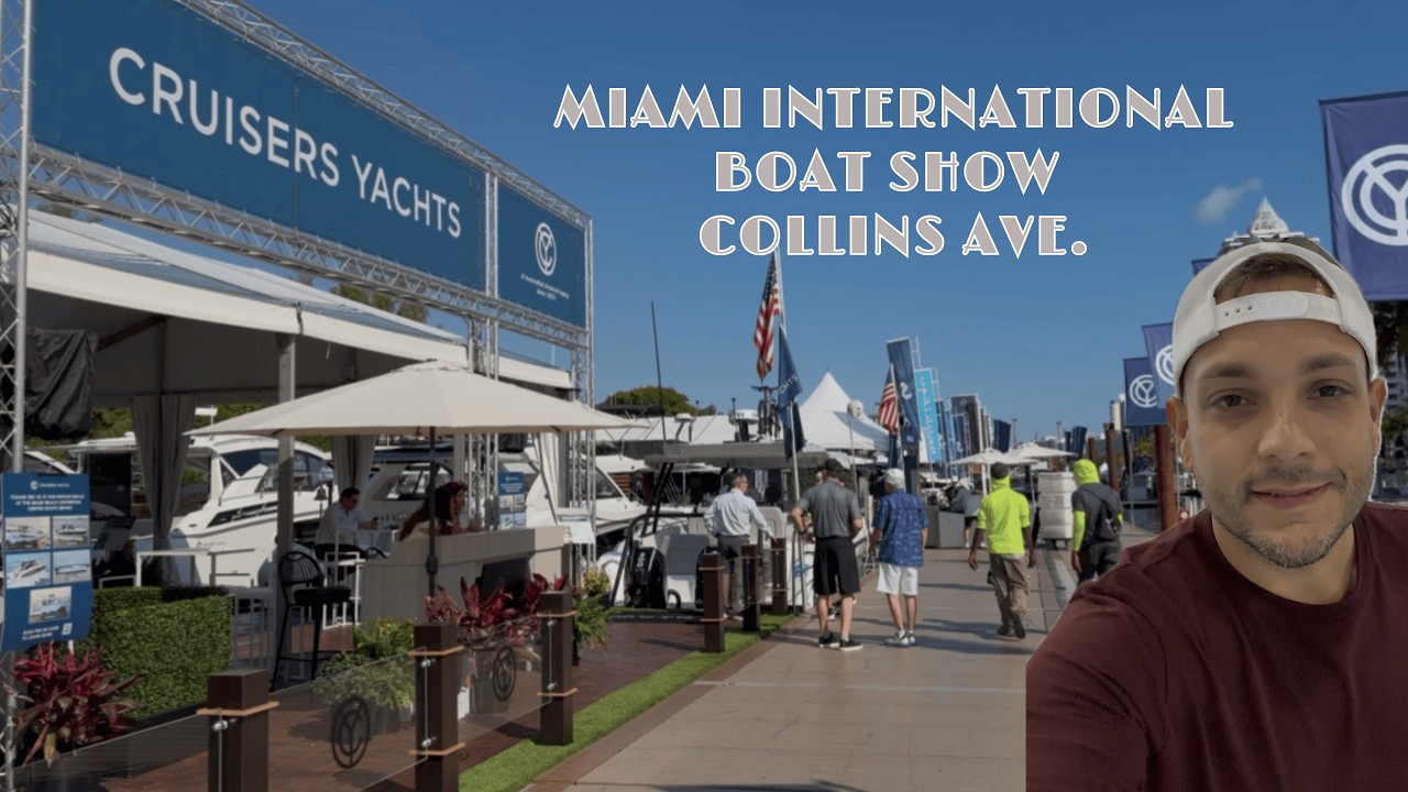 2026 Miami International Boat Show || Collins Ave Yacht Heaven