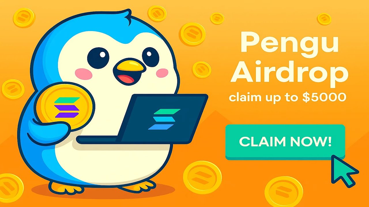 Gem $PENGU Airdrop 2026 - Claim free $5,000 Pudgy Penguins