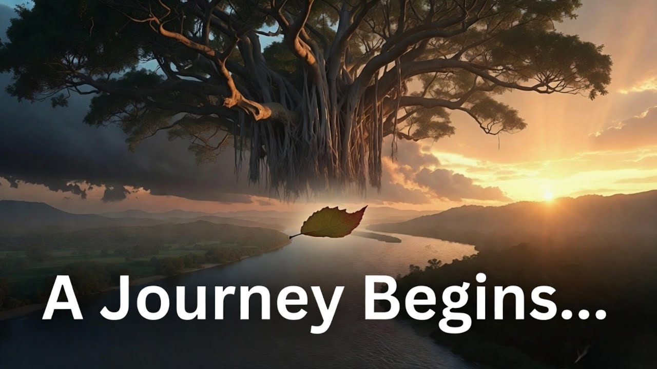 The Journey of a Fallen Leaf 🍃 | From Tree to River (Emotional Story) | A Leaf’s Last Journey