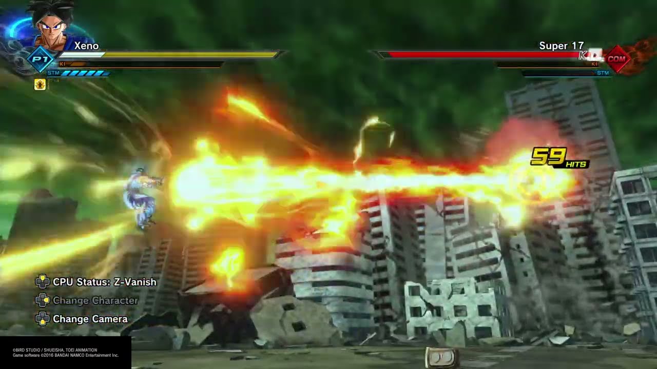 Dragon Ball Xenoverse 2 Combo Giga Ice Cannon