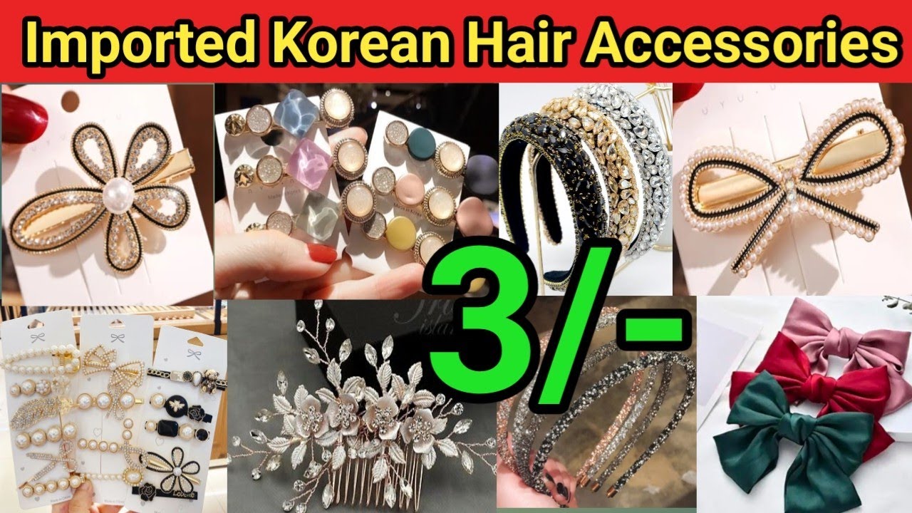 Cheapest Hair Accessories Wholesale Market in Delhi Sadar Bazar | Imported Korean & Bridal Hair Item
