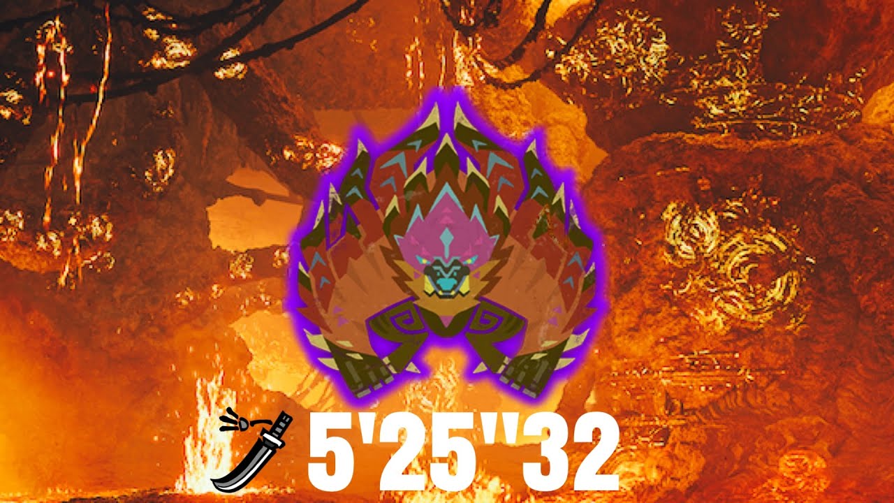 【MHWilds/PS5】 調伏の獣 ★9♦︎5歴戦アジャラカン 太刀 ソロ 5'25''32 討伐 装衣 オトモ 環境利用なし