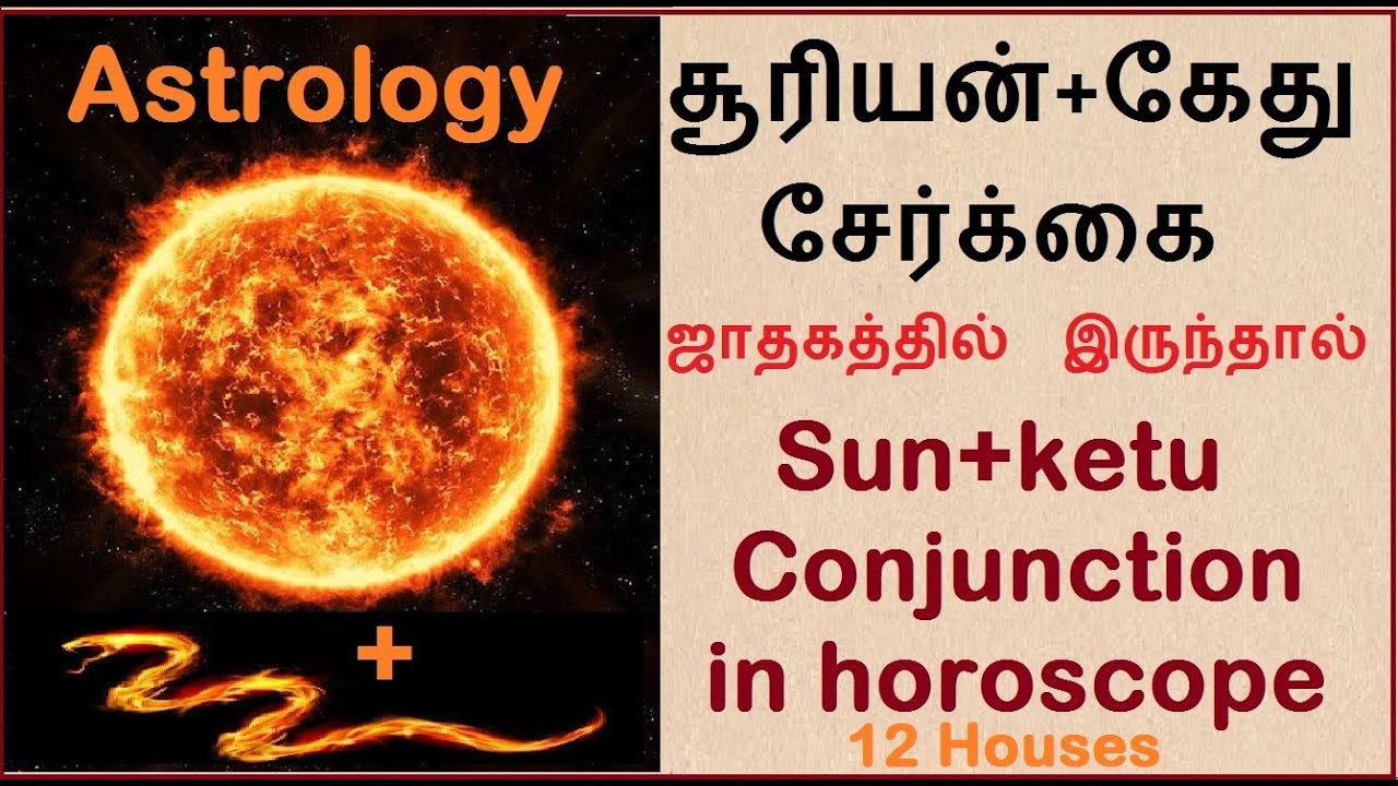 சூரியன் கேது சேர்க்கை ஜாதகத்தில் இருந்தால் ? Sun Ketu Conjuntion in Horoscope