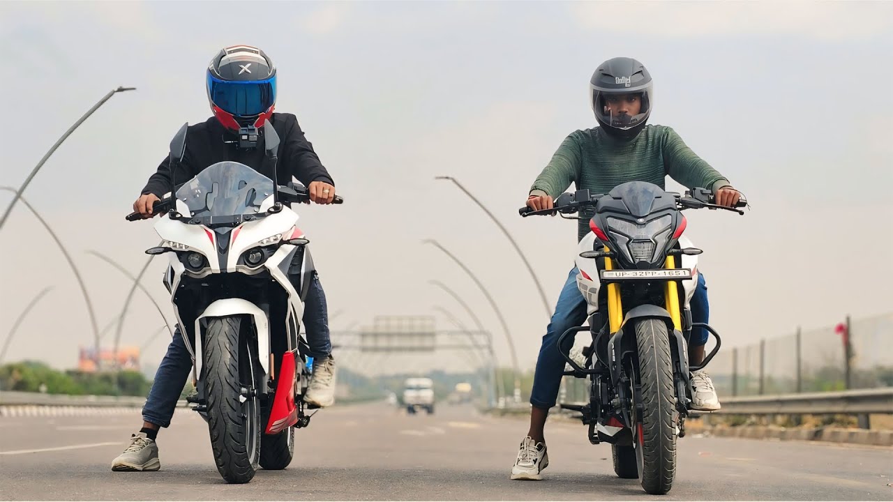 2025 BAJAJ PULSAR RS200 vs PULSAR NS200 DRAG RACE🔥 | ISKA TO GAME BAJ GAYA😳