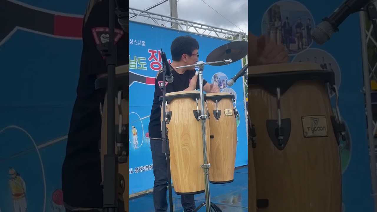 퍼커션이 이렇게 흥겹게 연주할수있을가? #퍼커션 #장터유랑단 #shorts