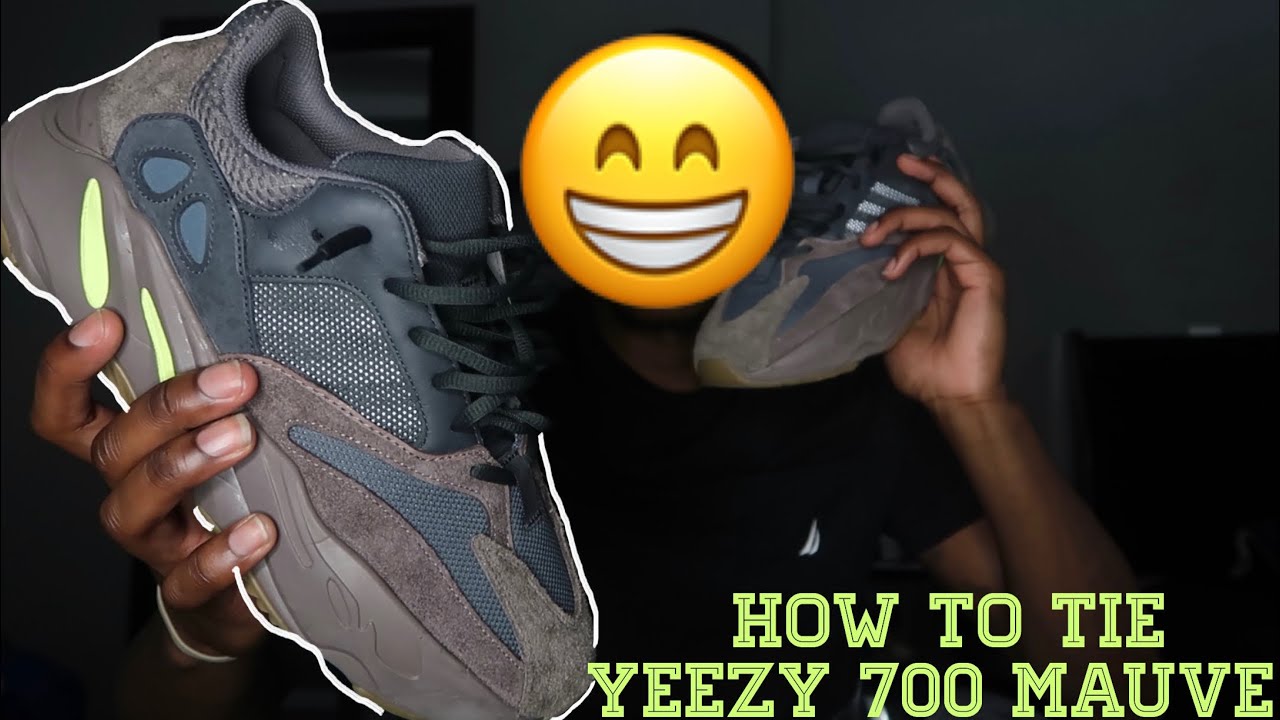 HOW TO LACE YEEZY 700!!! (EASIEST WAY)