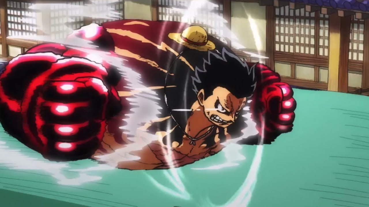One Piece | Episode 1001, Gear 4th &ldquo;Boundman&rdquo; Luffy rooftop Animation 🔥