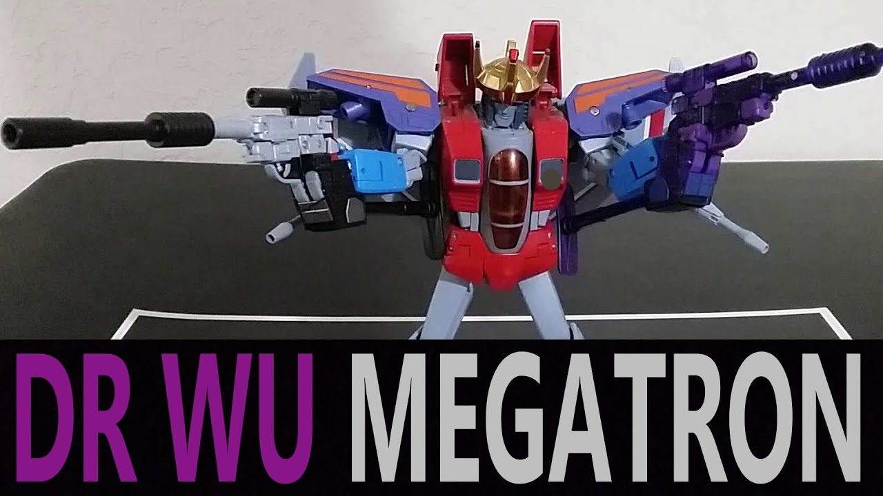 Dr.Wu DW-E36X Menace King Megatron Toy Color Version DW-E36S Transparent Version