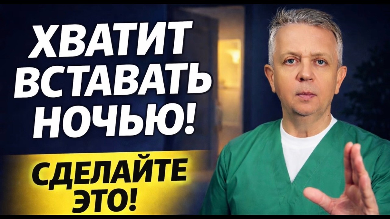 Просыпаетесь ночью в туалет? Сделайте это перед сном