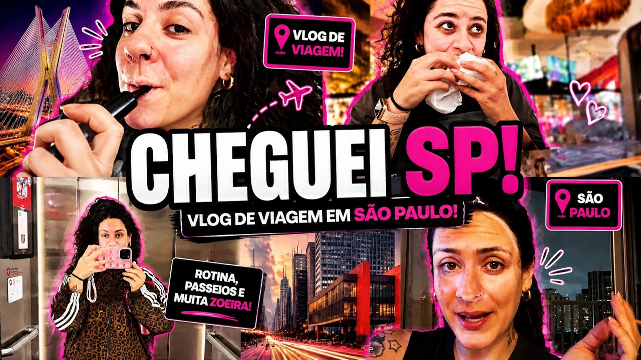VLOG EM S&Atilde;O PAULO - DIA1