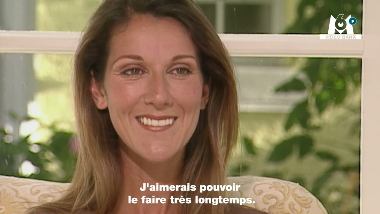 Céline Dion préfère chanter en français ?  // Extrait archives M6 Video Bank
