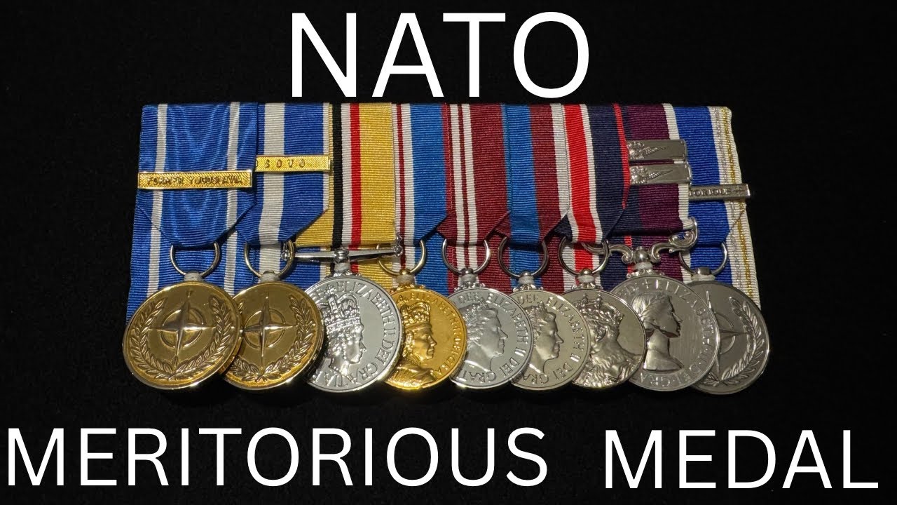 British RAF NATO Meritorious Medal #RAF #royalairforce #nato 