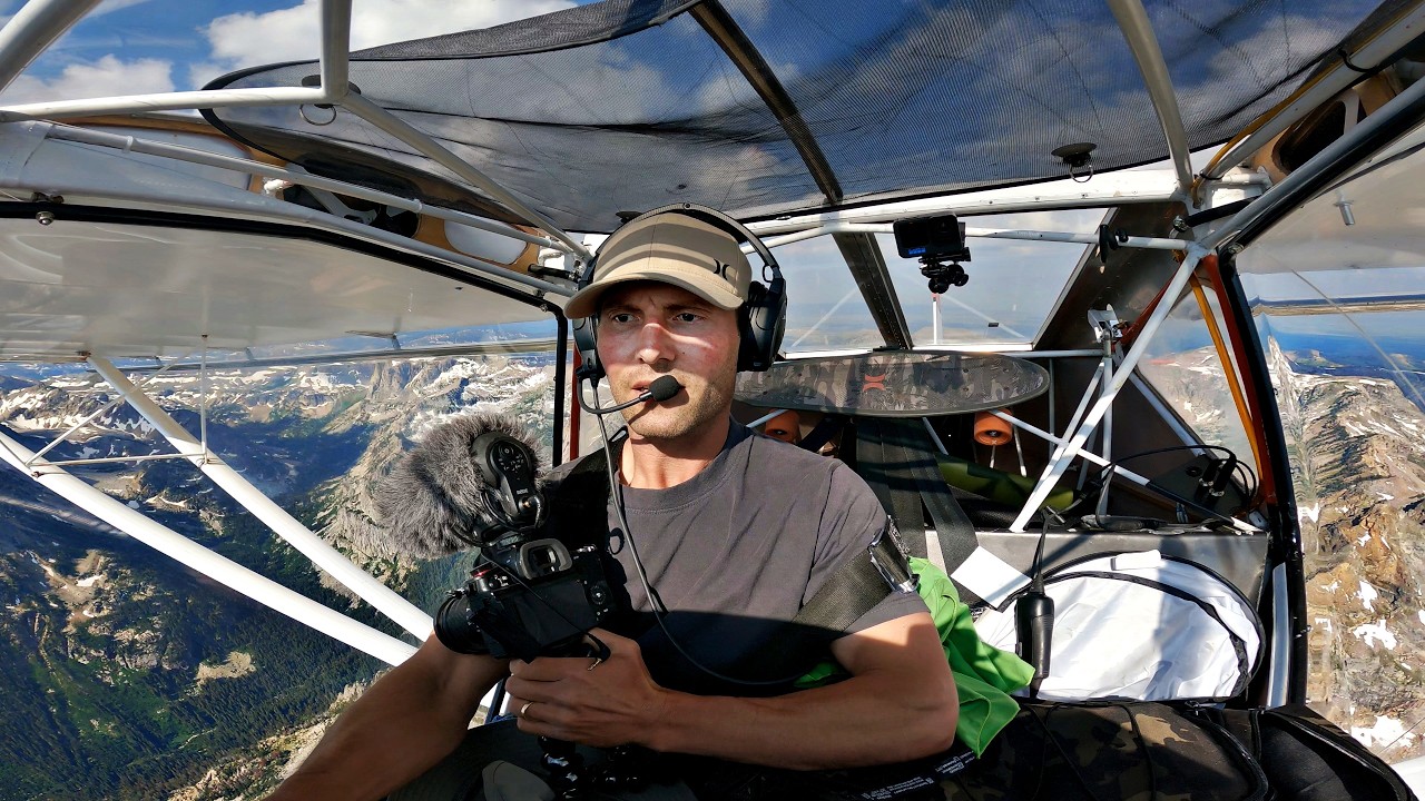 Turbulence over the Tetons. / flying 1200 miles to Oshkosh.