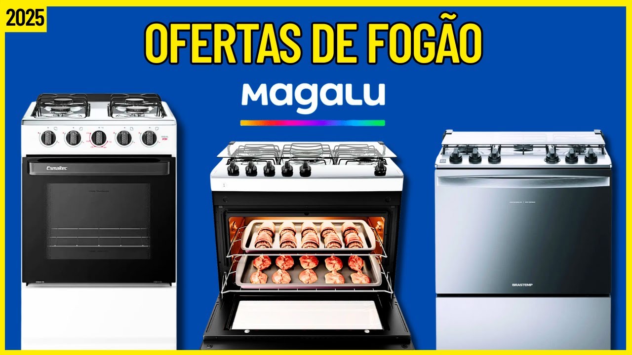 😱 Promoção de Fogões na Magazine Luiza | Descontos Imperdíveis HOJE | Fogão Bom e Barato no Magalu!