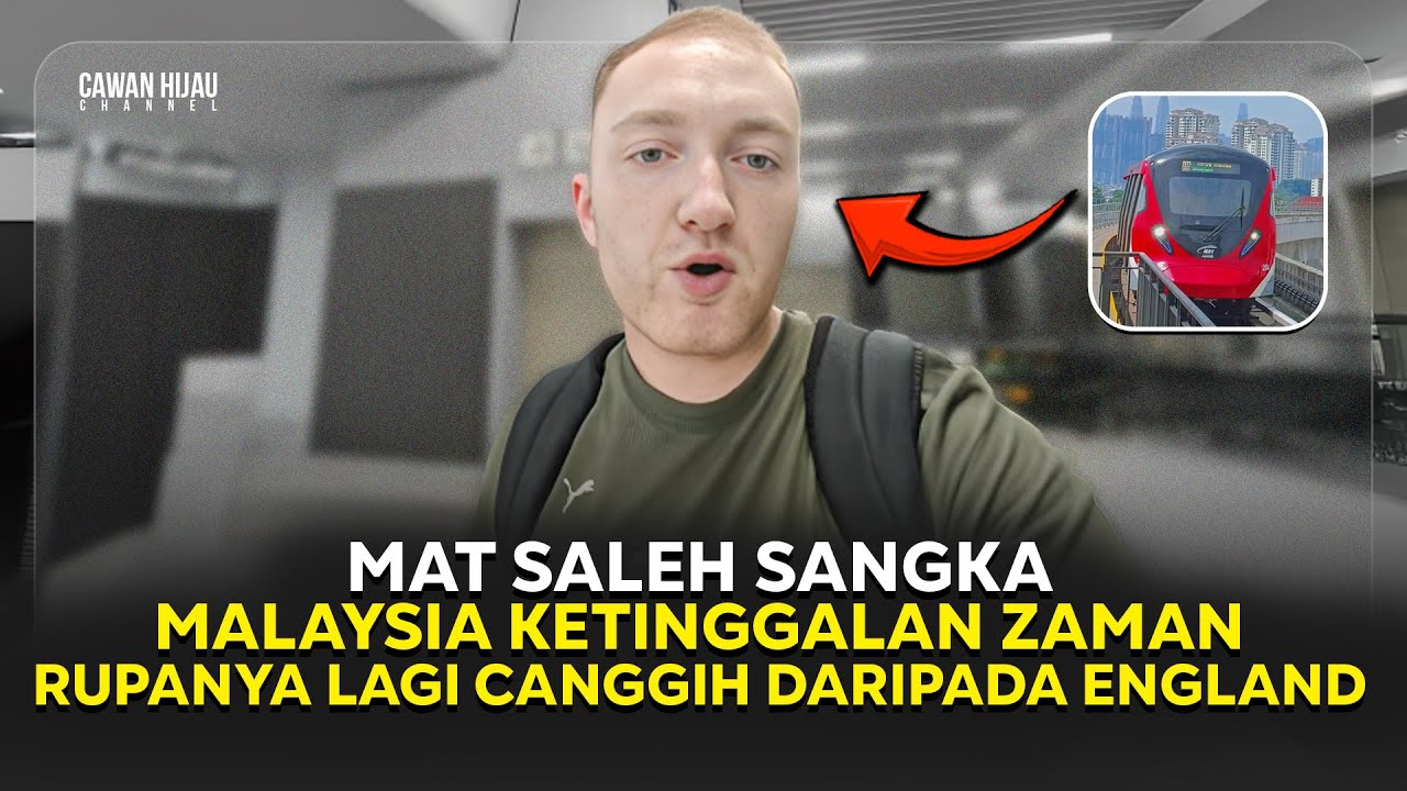 Mat Saleh Tergamam! - Negara Apa ini? Kenapa MRT Malaysia Lagi Canggih dari England?