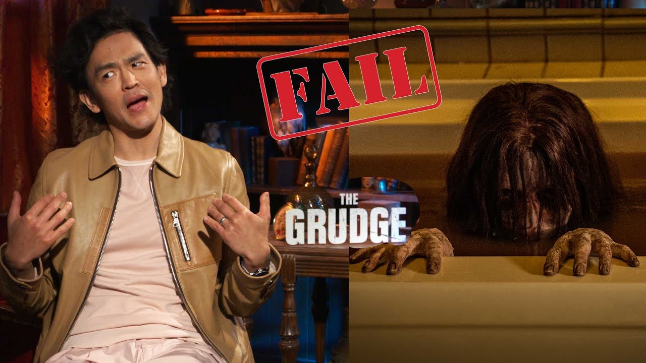John Cho Fails At Breaking Scary Girl's Method Acting in THE GRUDGE