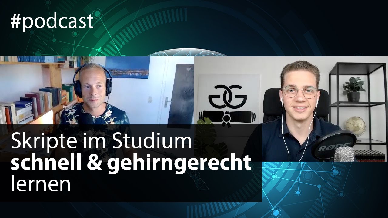 Skripte im Fernstudium schnell & effizient lernen: Lernexperte Gabriel Gorbach im Gespr&auml;ch