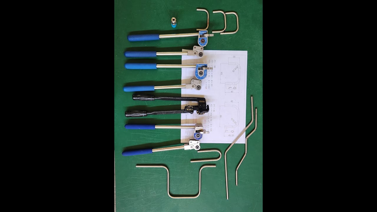 튜브 벤딩, 스웨즐락 수동 튜브 벤딩기 사용법 설명, MS-HTB-4T, 1/4