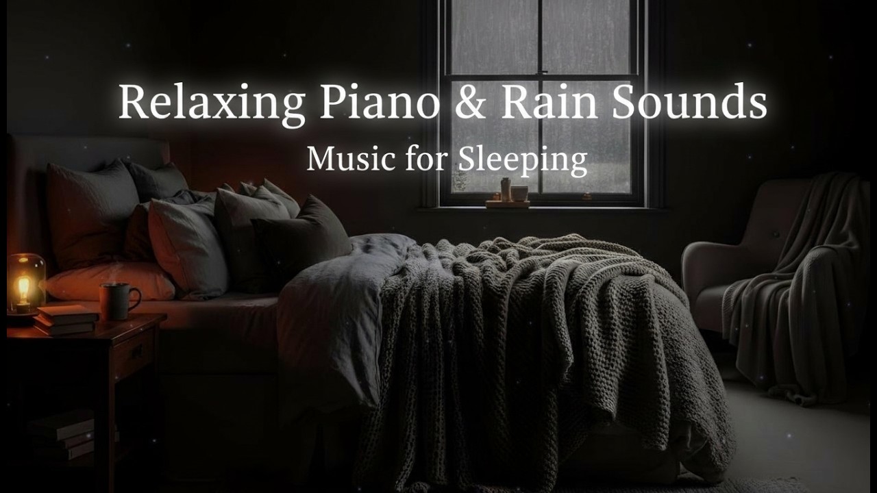 Cozy Rainy Night 🌧️ | Gentle Piano Music for Deep Sleep, Study & Relaxation