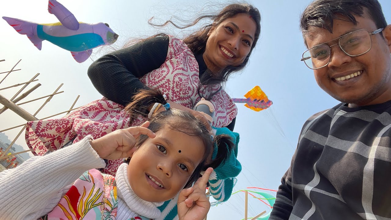 গুয়াহাটির মাস্কুয়া নদীর পাড়ে রঙিন ঘুড়ি উৎসব 🪁 | Kite Festival Guwahati