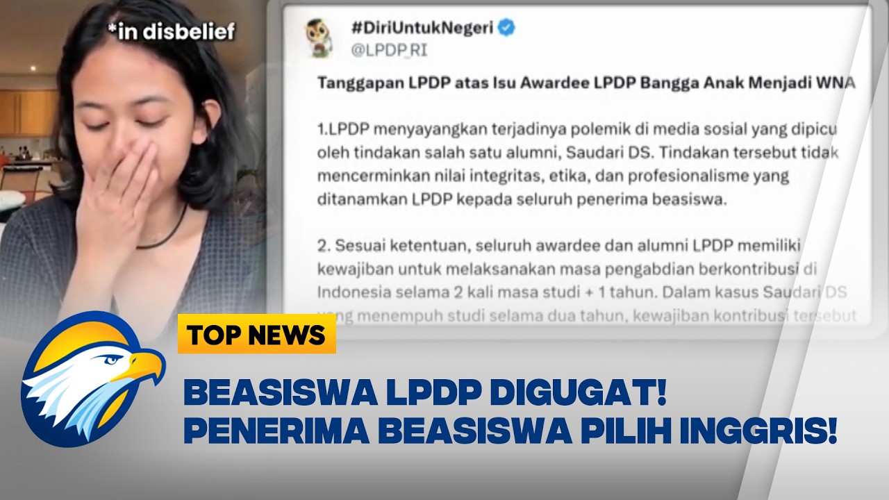 PENERIMA LPDP JADI WNA, UANG PAJAK RAKYAT SIA-SIA  [Top News]