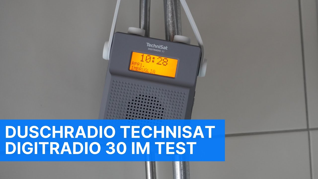 Kann das günstige DAB+ Duschradio mit Bluetooth überzeugen? (TechniSat Digitradio 30 Test)