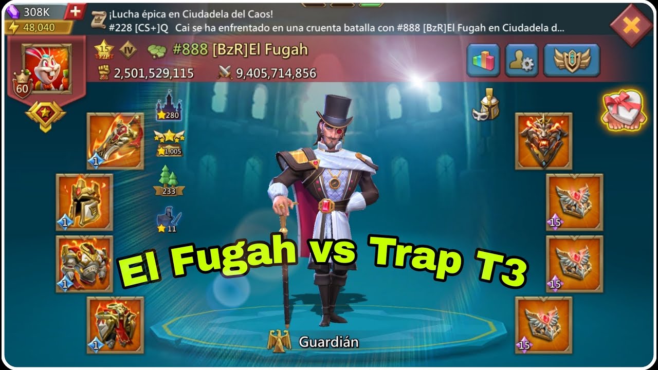 FULL EMPEROR El Fugah STRONGEST ACC COME FOR MY T3 RALLY TRAP.. Lords mobile @elfugahh