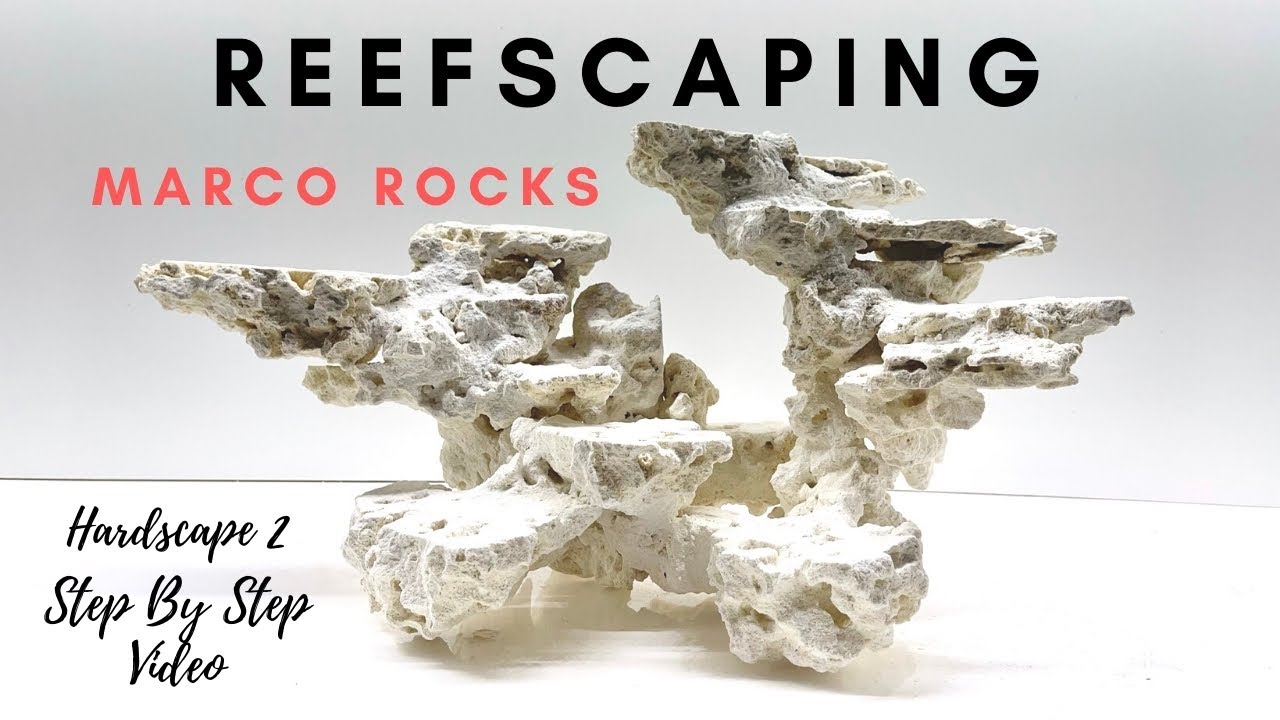 Reef Hardscape 2 - Using Marco Rocks - Step By Step Video Reef Aquascaping
