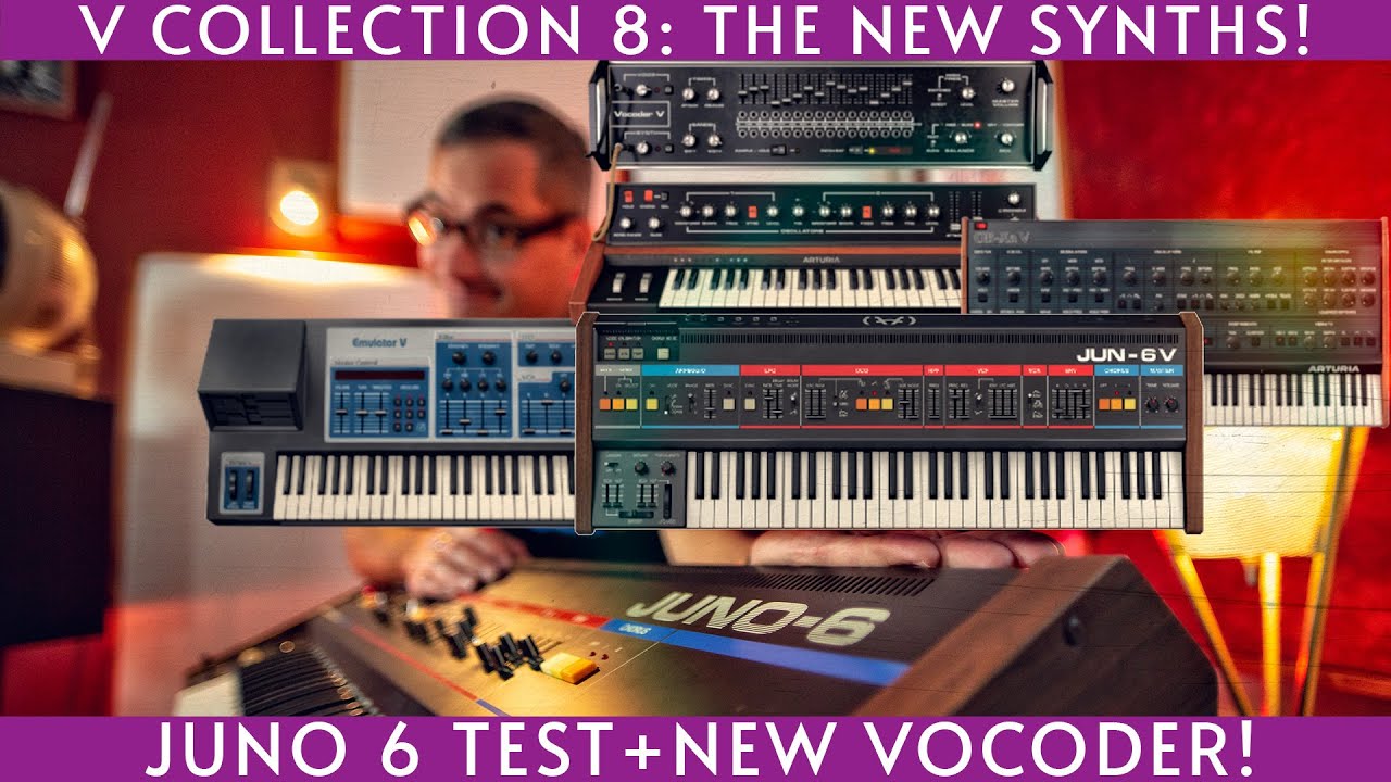 Arturia V Collection 8: The new synths+Juno6 comparison!