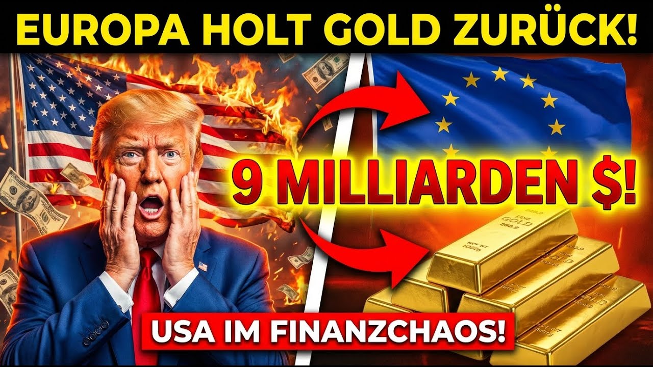 Europa verkauft 9 Mrd. US-Anleihen + holt Gold zurück – Trumps Drohstrategie TOTALES FIASKO