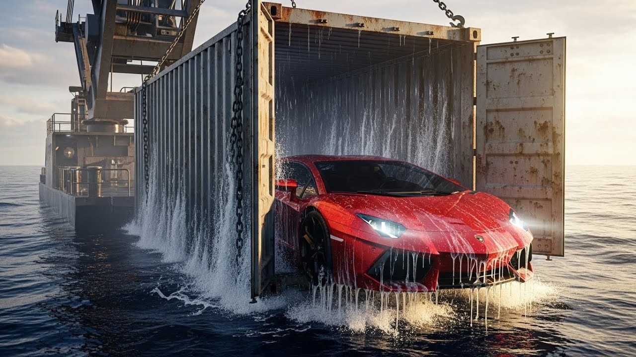 Sunken Lamborghini Aventador Discovered Deep Under the Sea