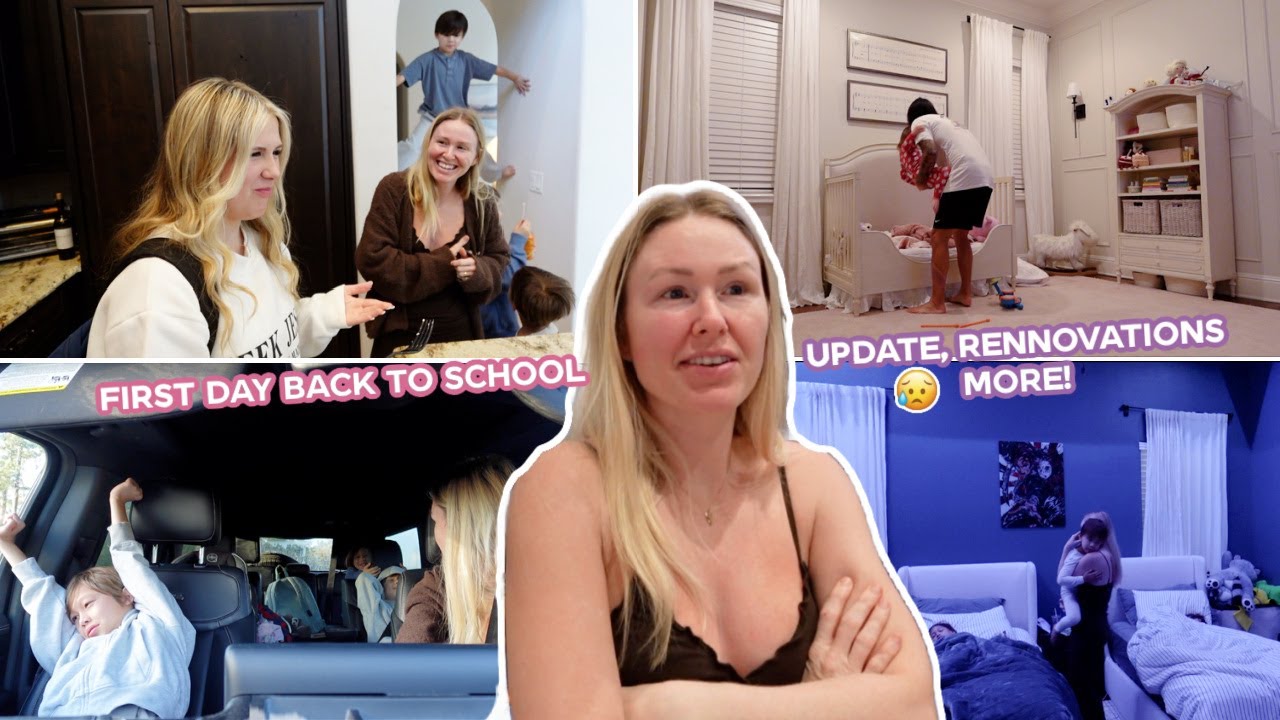 the worst thing ever..updates, renovations &first day back to school after break!🥲