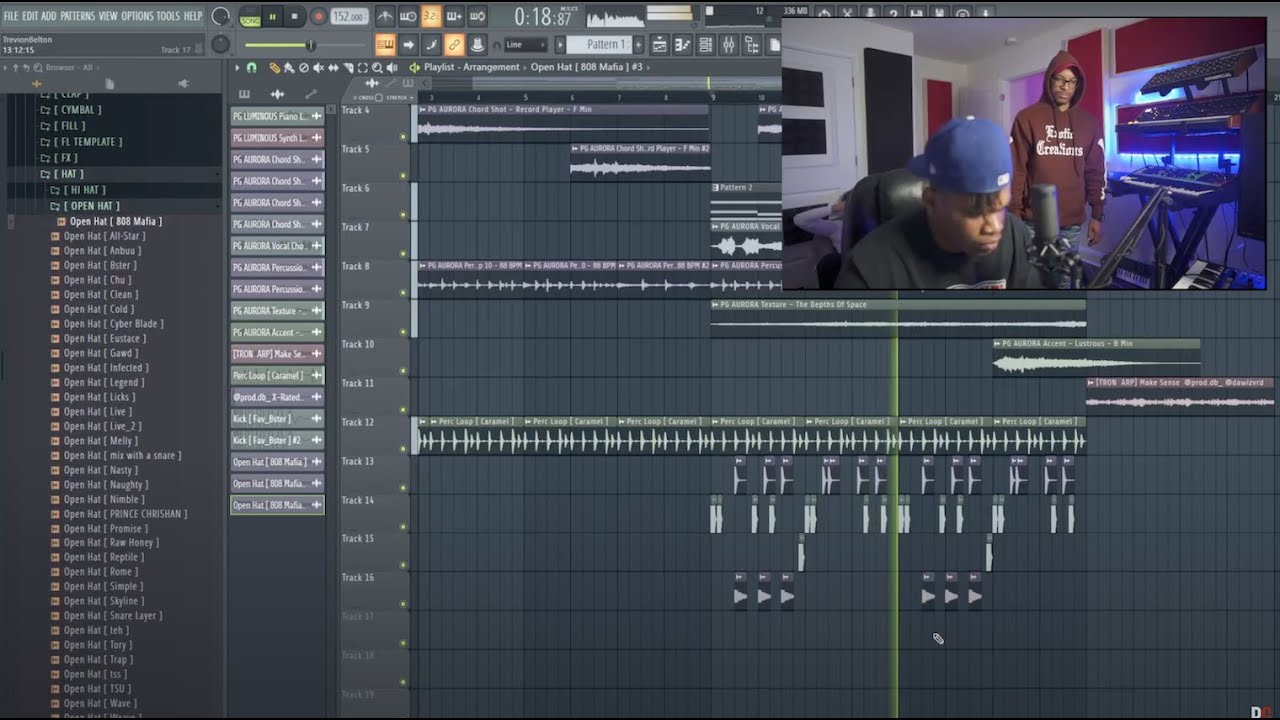 TB Digital Making Samples & Beats Live W/ The Gang (LEGENDARY)
